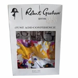 Robert Graham EST 01 Men’s Brief Underwear XL Splash New In Box